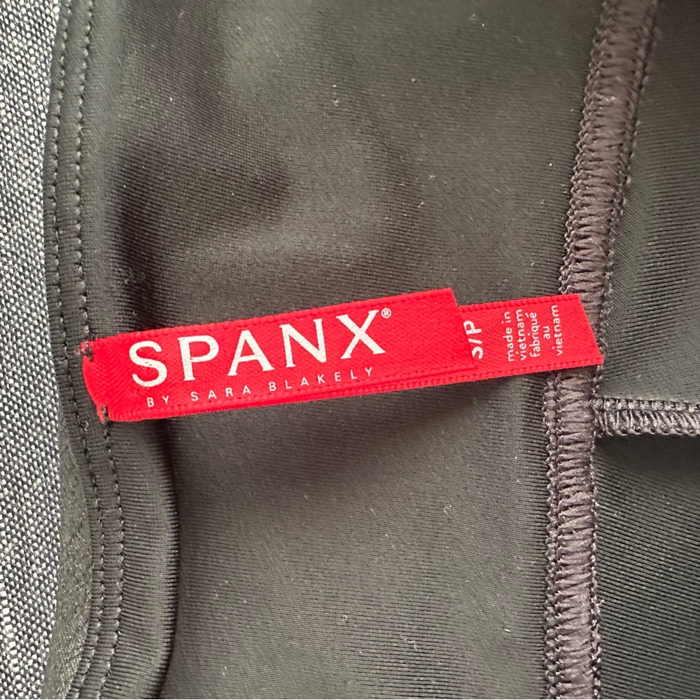Spanx Women’s Faux Leather Moto Leggings Very Black | Small - Picture 10 of 12